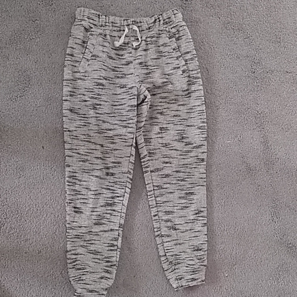 Black and Silver Sparkly Sweatpants